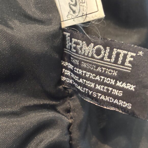 Georgetown Leather Design vintage women's black genuine leather jacket sz L - Picture 16 of 16